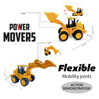 Construction Toy |Power Mover Engineering Vehicle for Kids 1 pcs