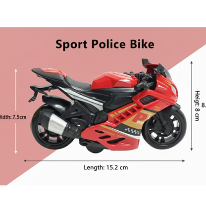 Premium Toy Police Motorcycle