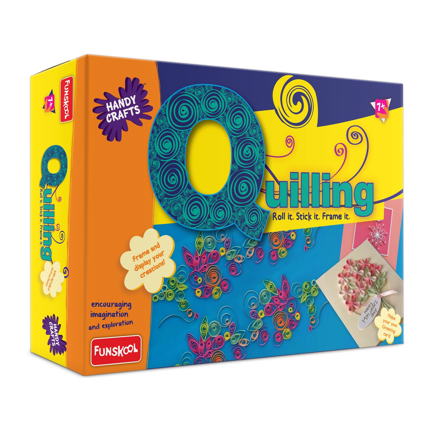 Funskool Handycrafts Quilling Art Creative Paper Craft Kit for Kids