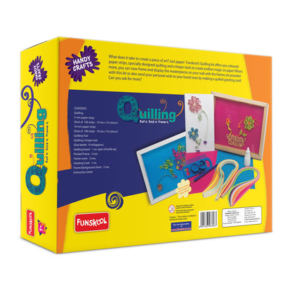 Funskool Handycrafts Quilling Art Creative Paper Craft Kit for Kids