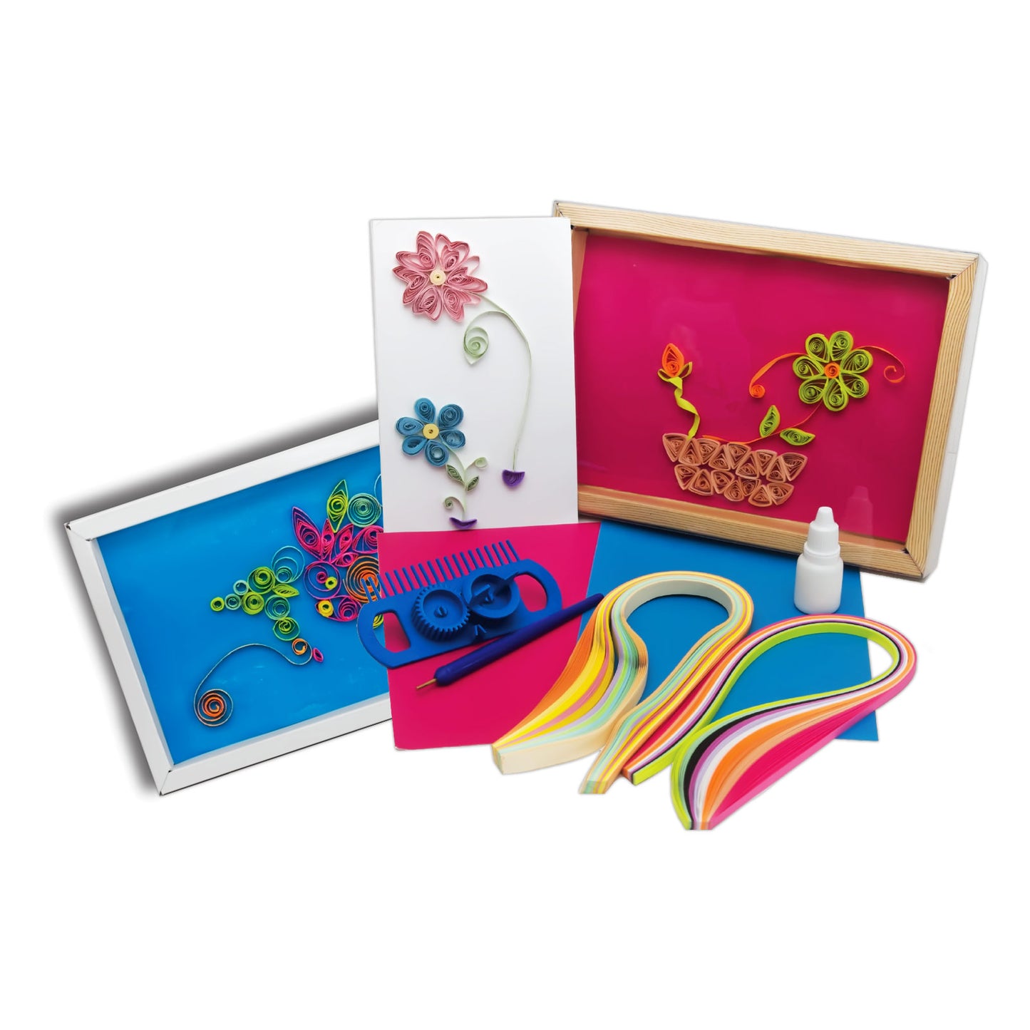 Funskool Handycrafts Quilling Art Creative Paper Craft Kit for Kids