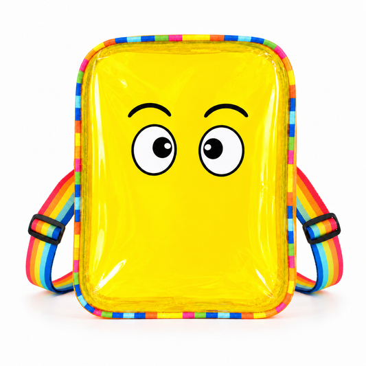Kids Jelly Eyes Bag with Rainbow Straps