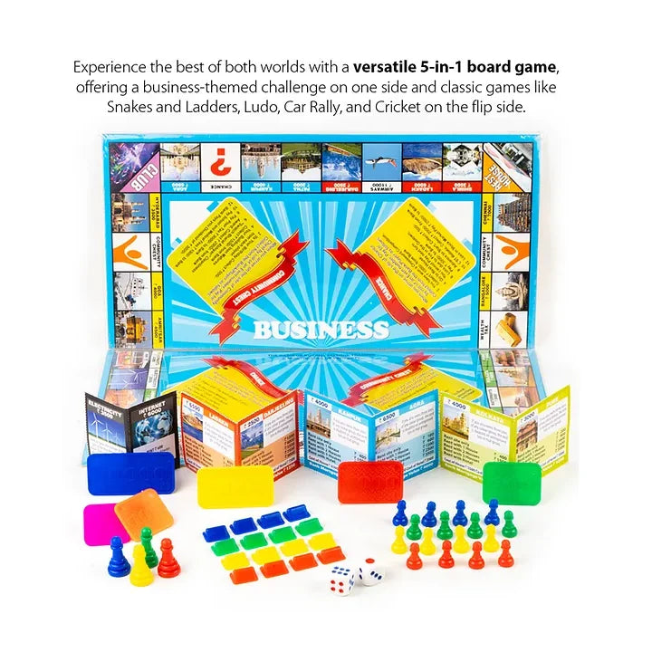 5-in-1 Deluxe Board Game | Board Detail