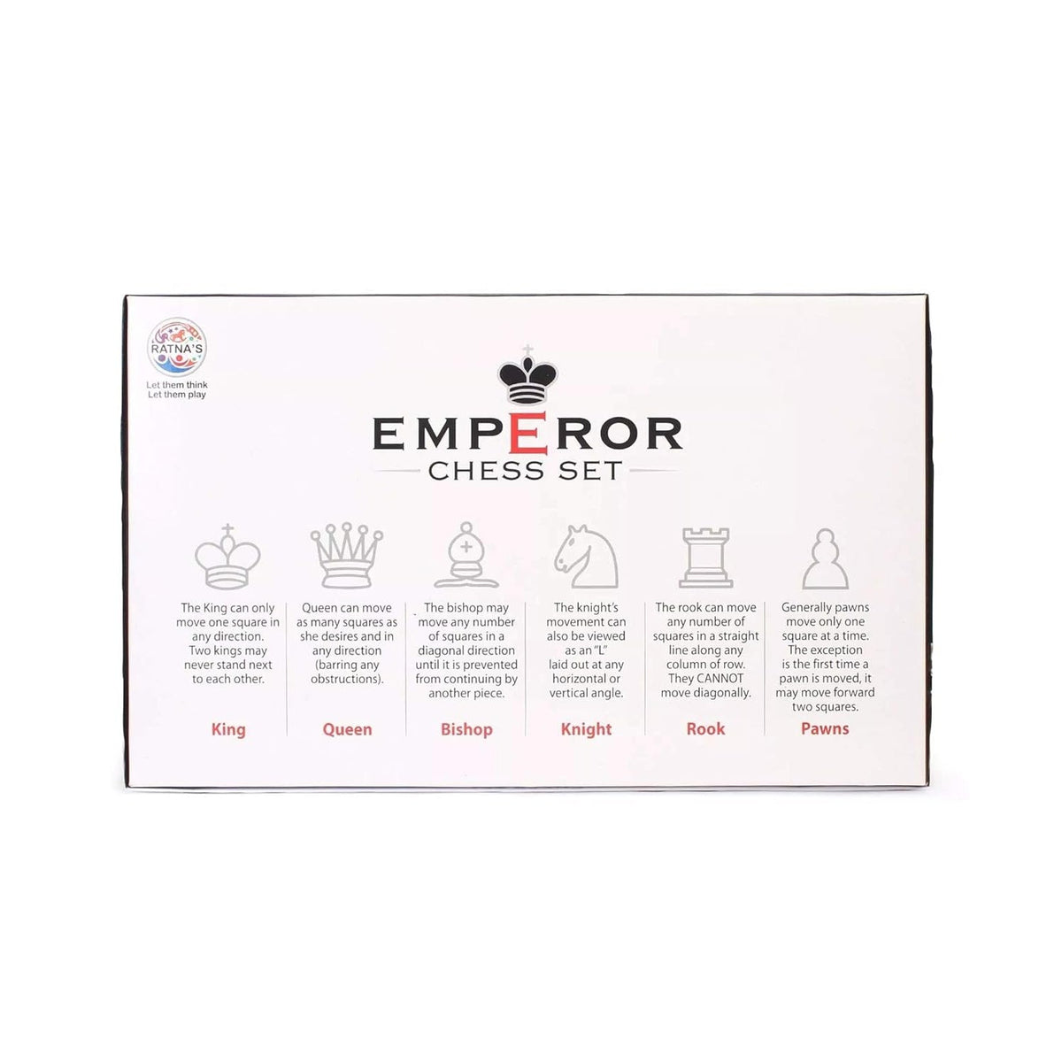 Emperor Folding Chess | Detail View