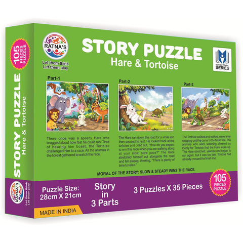 Hare and Tortoise Puzzle | Completed Puzzle