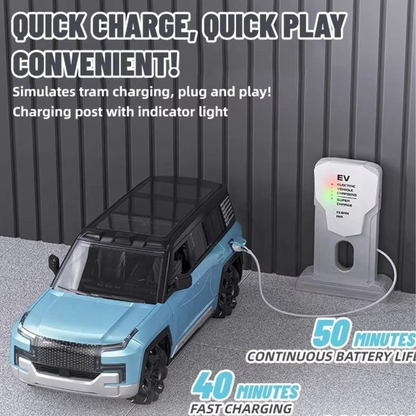 Remote Control Drift Car with EV Power Charge Station