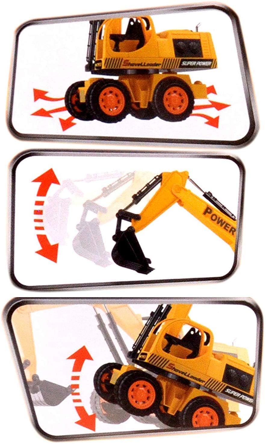 Large 50cm Remote Control Shovel Loader Construction Truck Toy