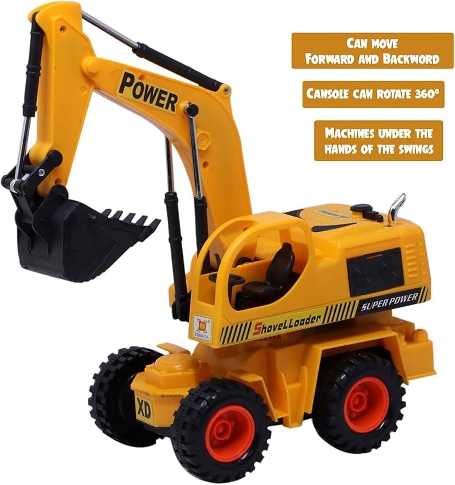 Large 50cm Remote Control Shovel Loader Construction Truck Toy
