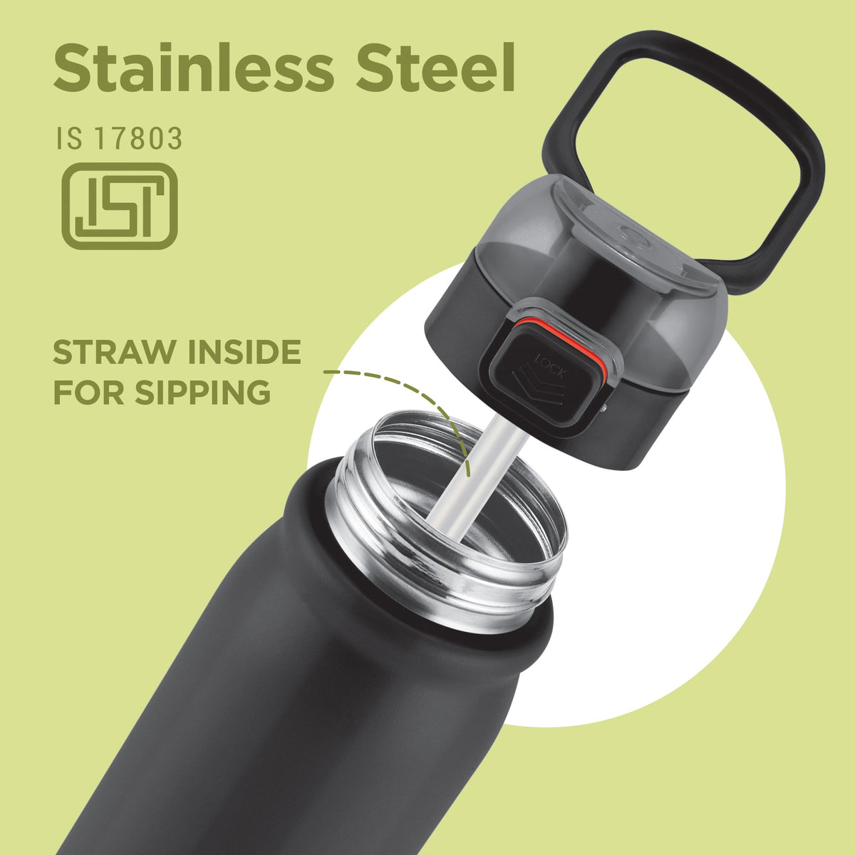 Milton Reva Stainless Steel Water Bottle