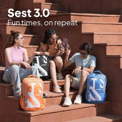 AMERICAN TOURISTER Sest 3.0 Printed Casual Backpack With 1 Year Warranty