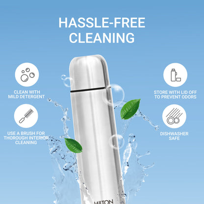 Milton Flip Lid Thermosteel Insulated Water Bottle