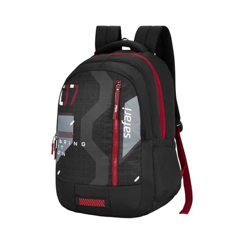 Safari Large 37 L Backpack Bonus 1  (Black) with 1 Year Warranty