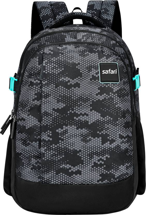 Safari Large 37 L Laptop Backpack Aston  (Black) with 1 Year Warranty