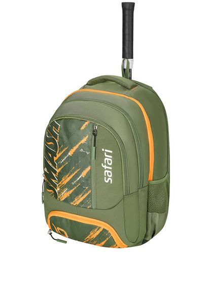 Safari Smash Sport Utility Comes with a Racquet Holder & Rain Cover, School & College Bag with 1 Year Warranty