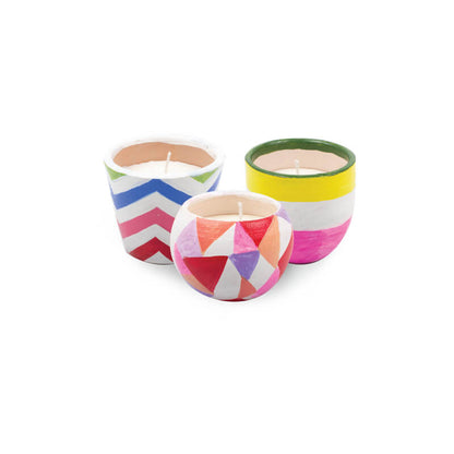 Funskool Handycrafts Scented Candle Pots DIY Craft Kit for Kids
