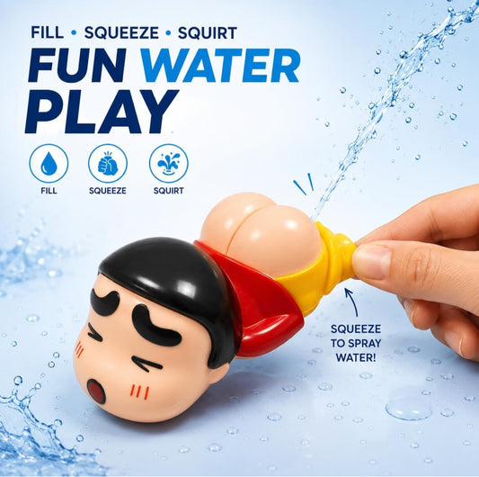 Shinchan Cartoon Boy Mini Water Spray Toy