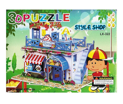 DIY 3D Cardboard Puzzle Kit