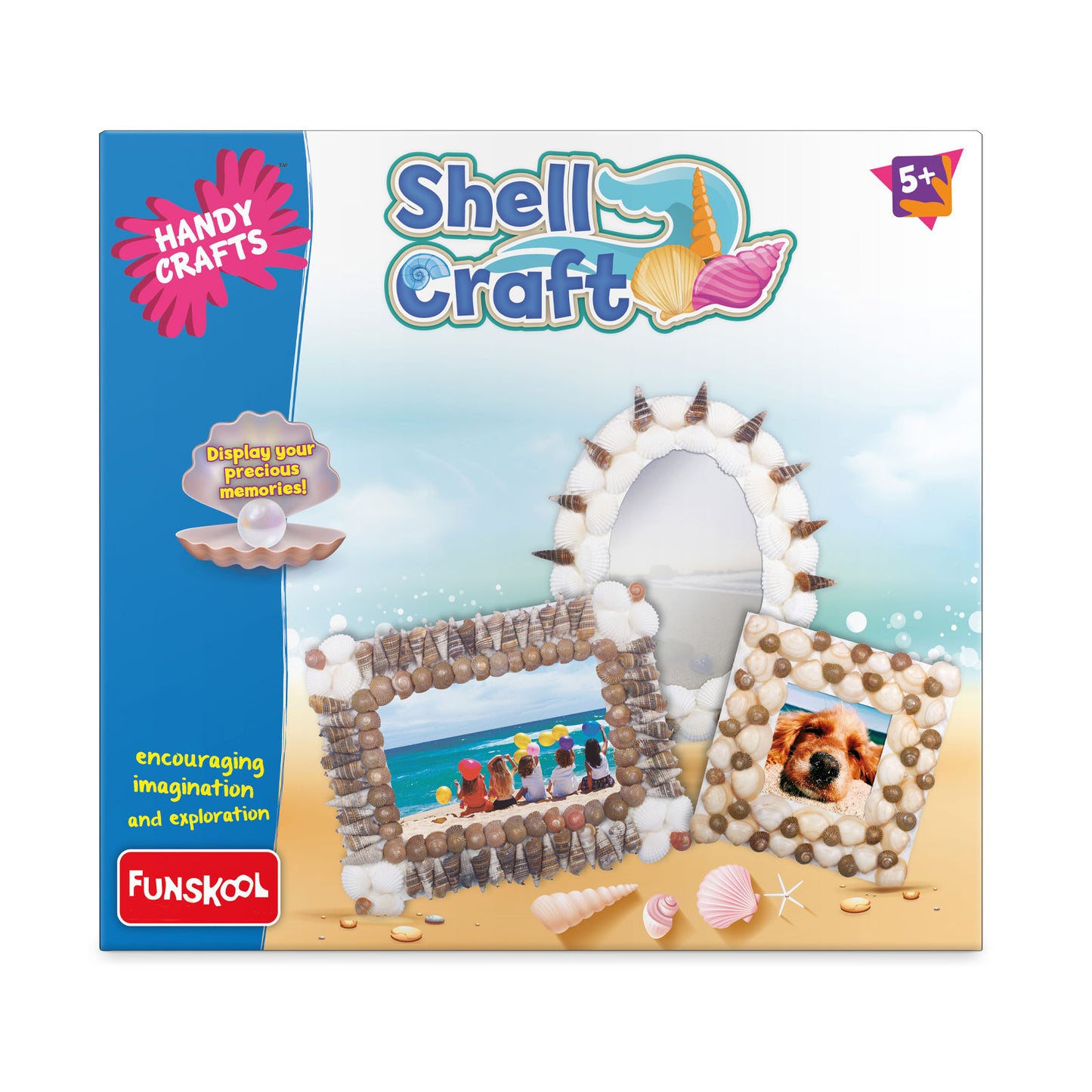 Creative Shell Craft Kit for Kids: DIY Ocean Art & Decorative Fun