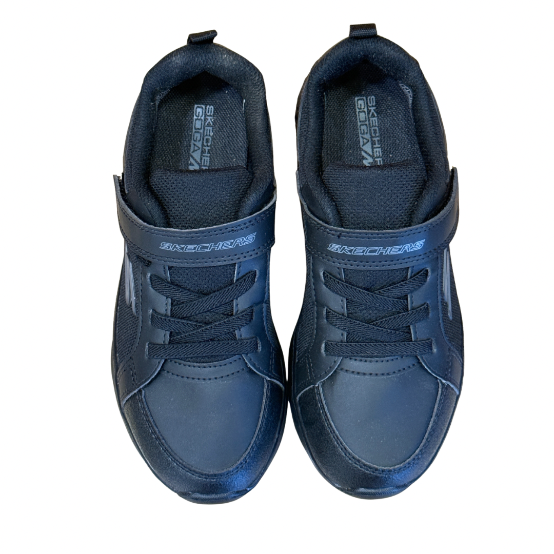 Skechers Velcro School Shoes | Side View