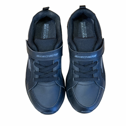 Skechers Velcro School Shoes | Side View