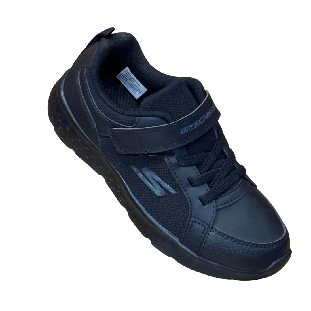 Skechers Velcro School Shoes for Boys & Girls | Black