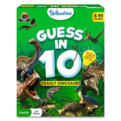 Skillmatics Guess in 10 Dinosaurs | Packaging View