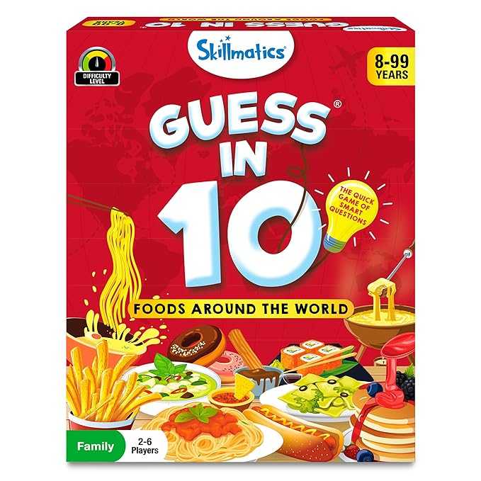 Skillmatics Guess in 10 Foods | Packaging View