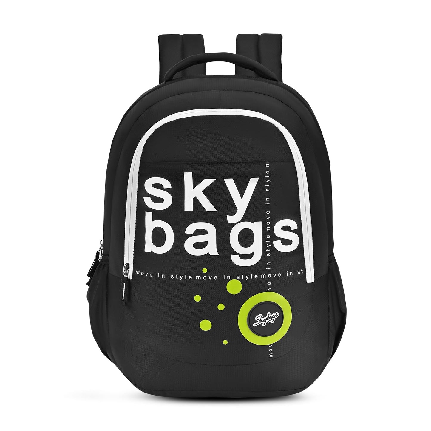 Skybags Zippy 34L Typographic Polyester School Backpack for Kids