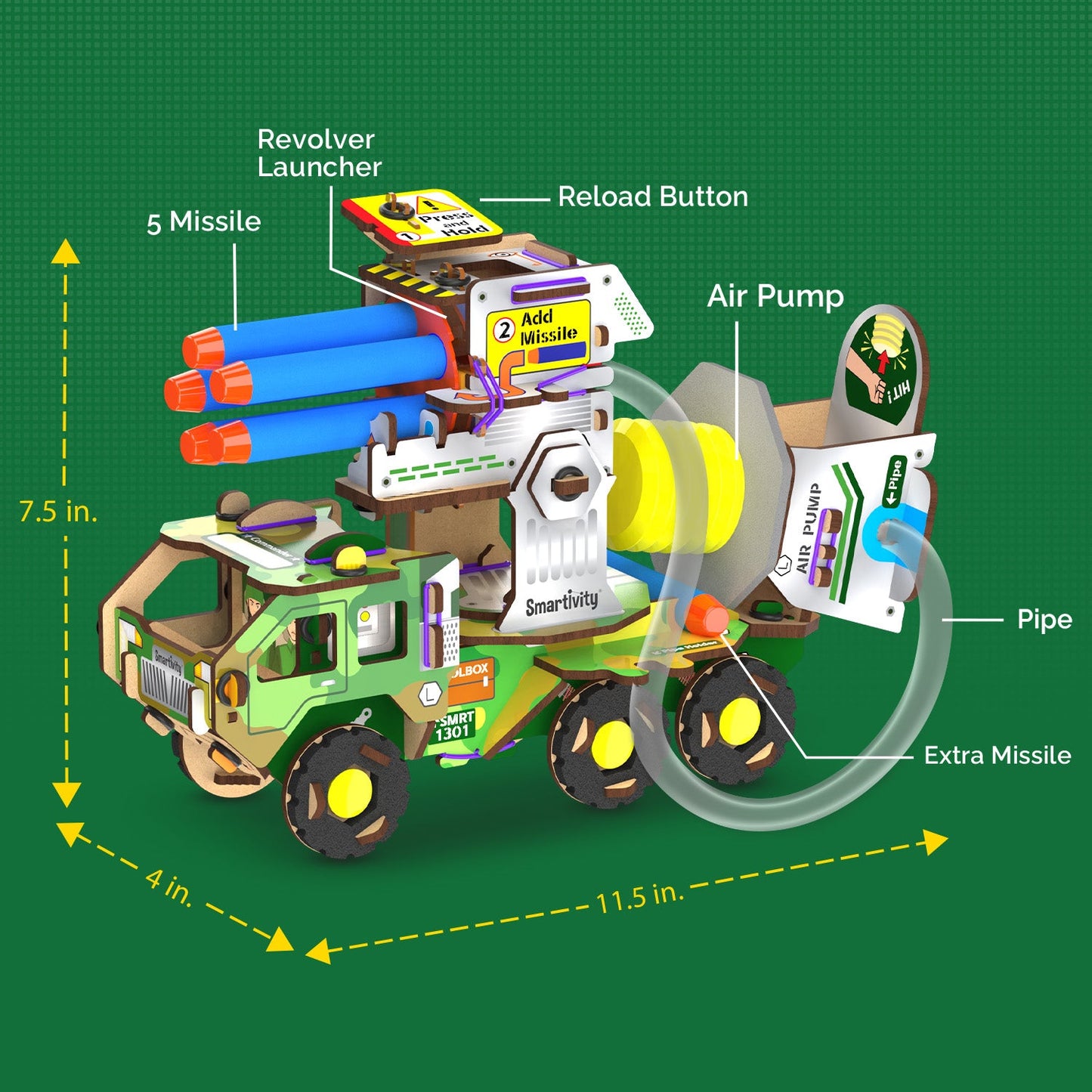 Smartivity Missile Truck | Child Playing