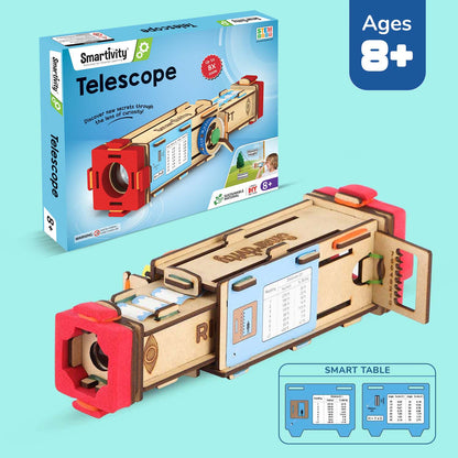 Smartivity DIY Pirate's Telescope Kit: 8x Magnification STEM Toy Ages 8-14