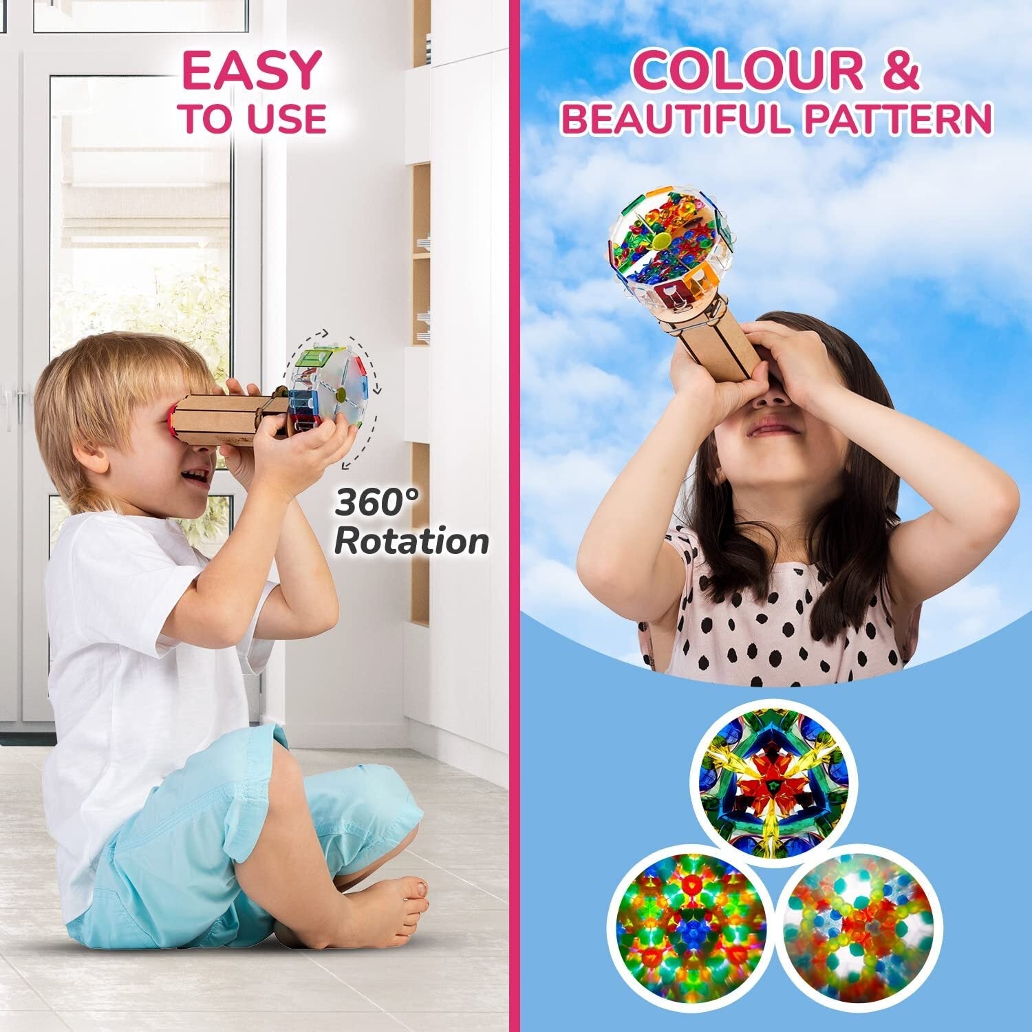 Smartivity Kaleidoscope Kit | Patterns Detail