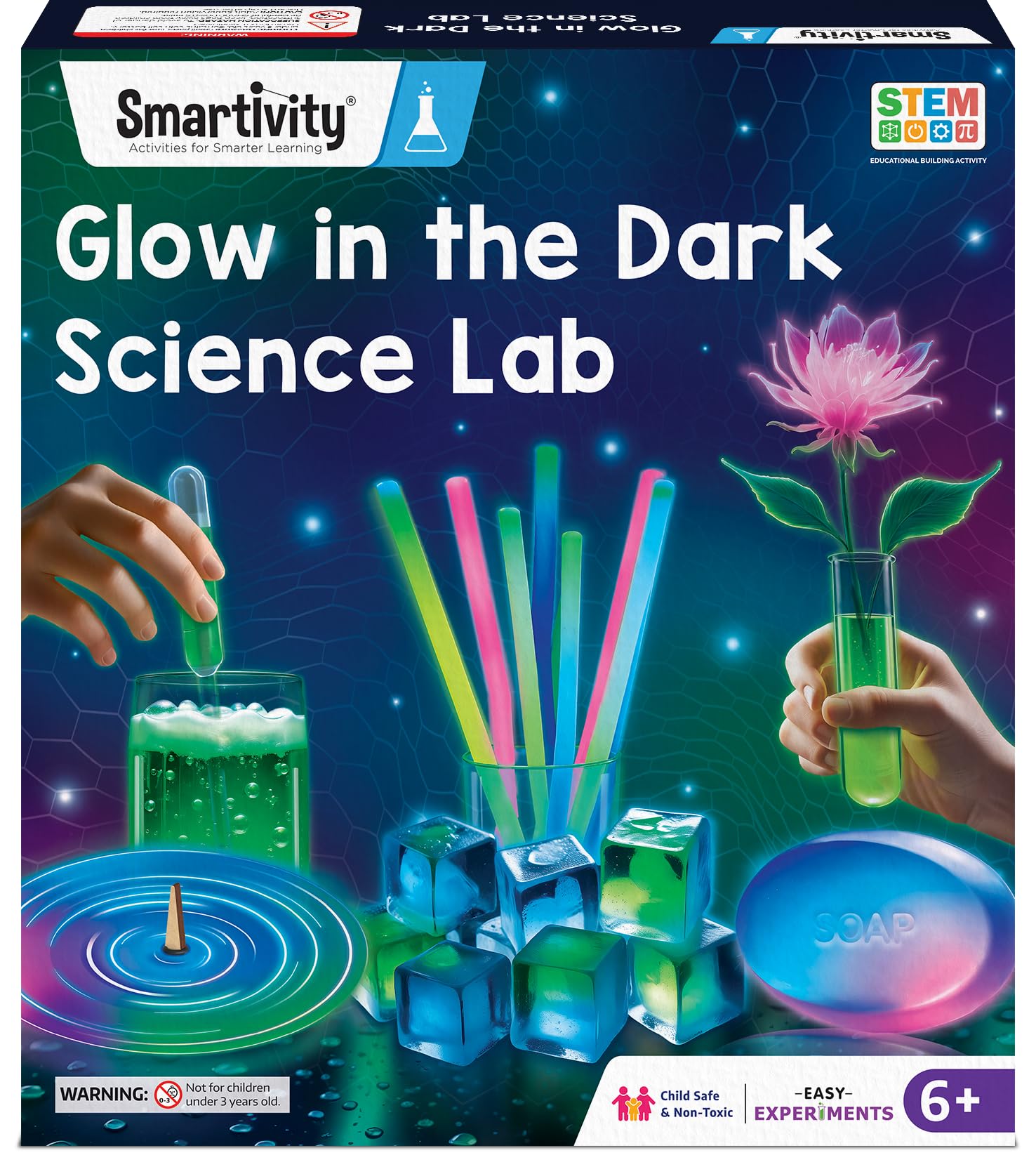 Smartivity Magic Glow-in-the-Dark Science Lab Kit for Kids STEM Experiments