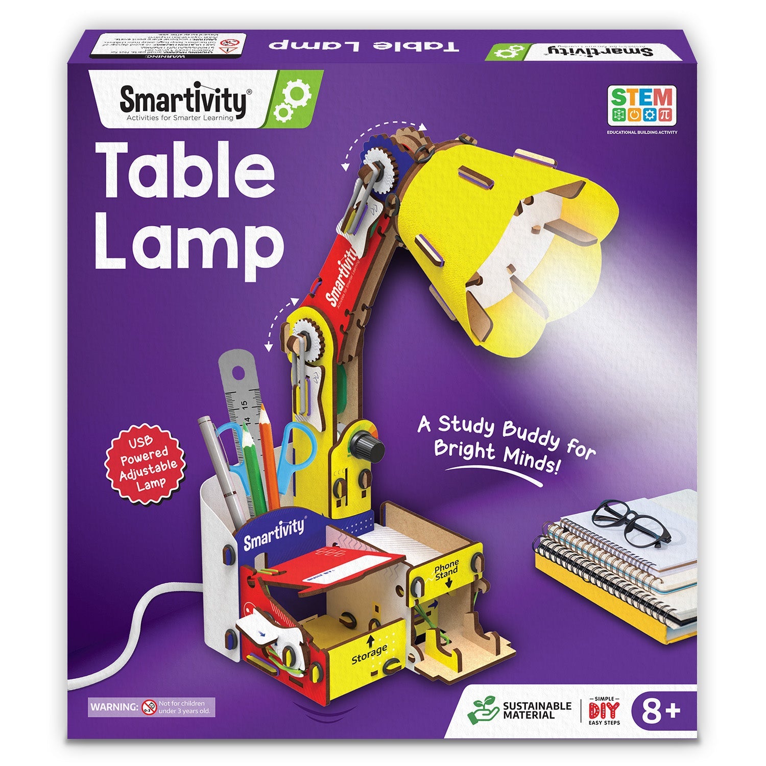 Smartivity Table Lamp Building Kit | STEM Educational with Organizer