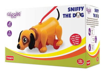 Funskool Sniffy the Dog Pull-Along Toy for Toddlers & Kids