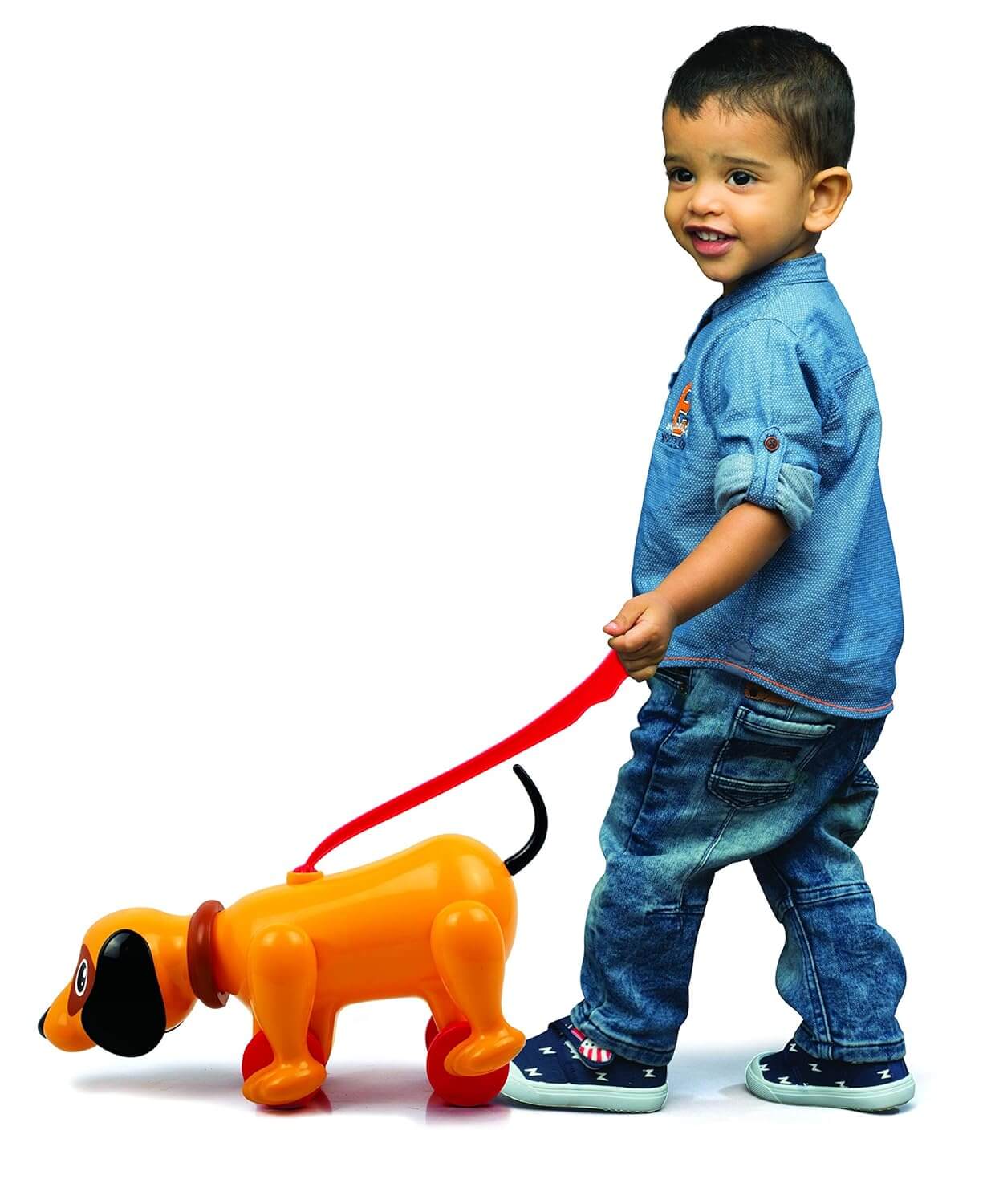 Funskool Sniffy the Dog Pull-Along Toy for Toddlers & Kids
