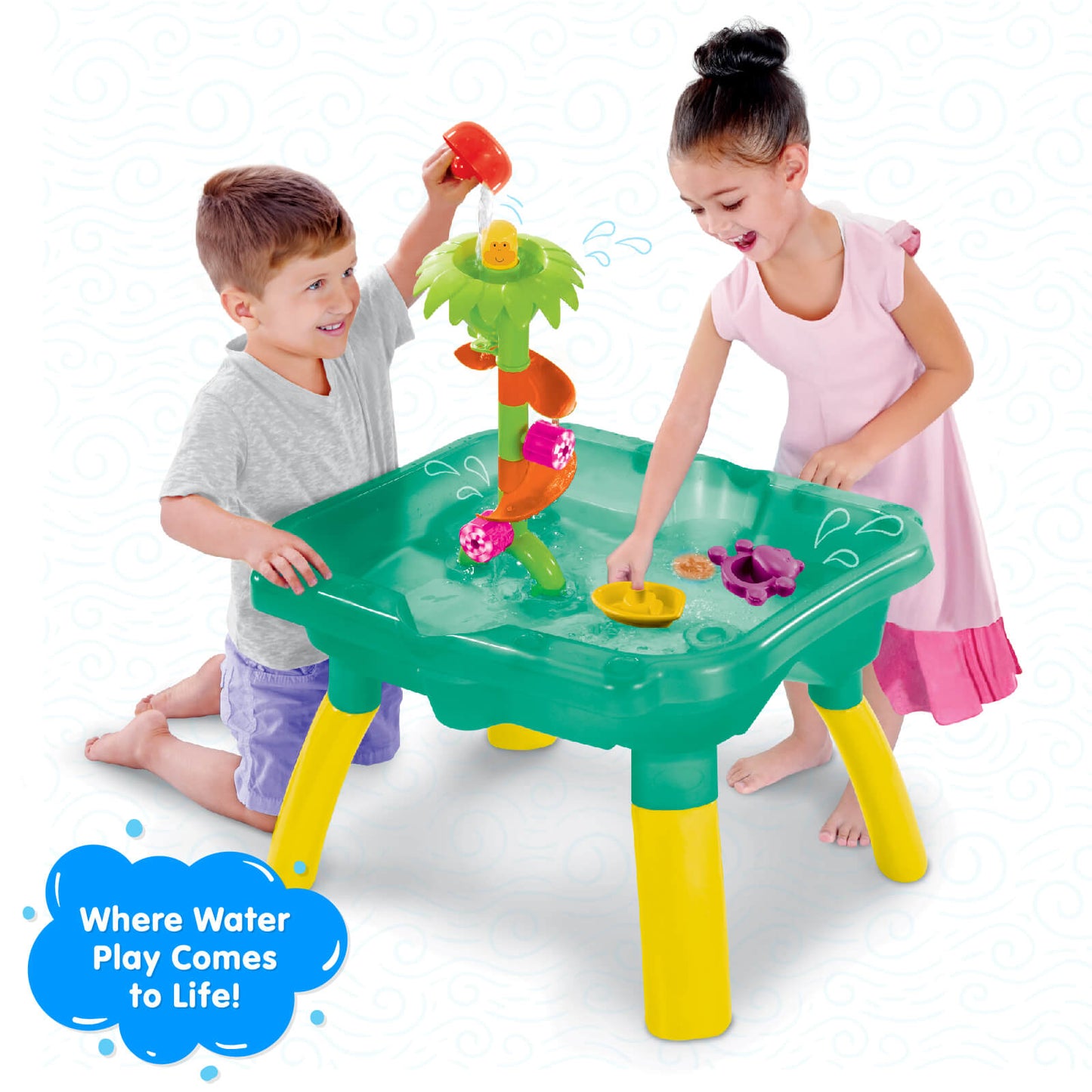 Exciting Kids Outdoor Water Play Table with Interactive Fun Features