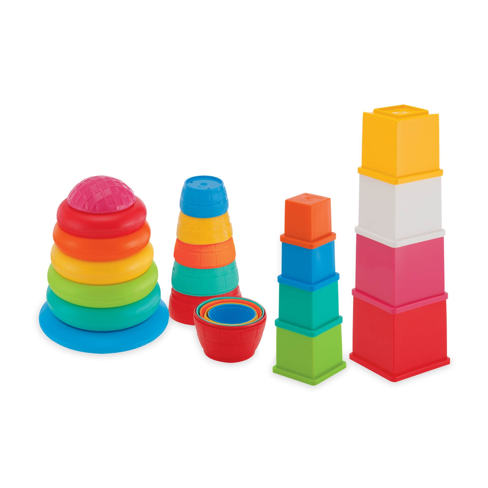 Vibrant Stacking & Nesting Cups Educational Toddler Toy for Sensory Development