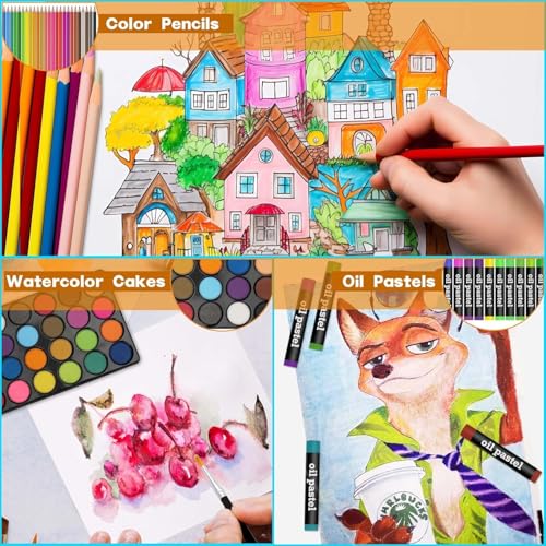 145-Piece Art Set | Child Using Kit