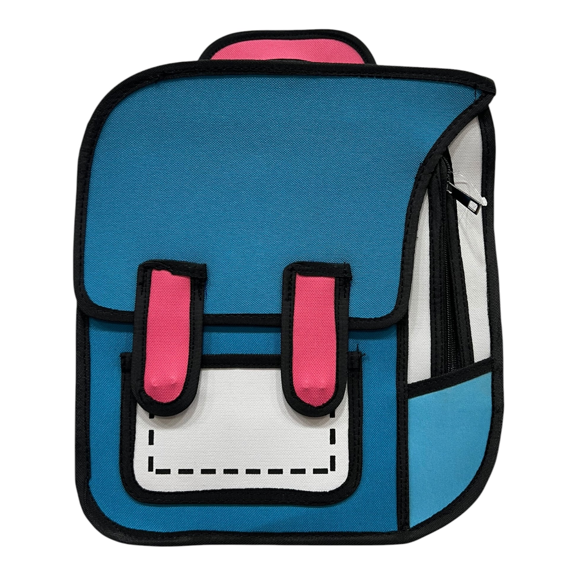TIPTOP 2D Comic Backpack | Side View