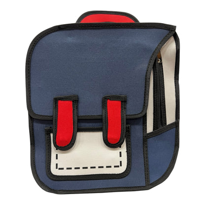 TIPTOP 2D Comic Backpack | Strap Detail