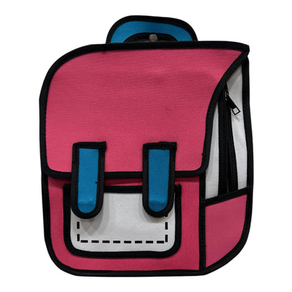 TIPTOP 2D Comic Backpack | Being Worn