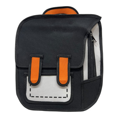 TIPTOP 2D Comic Backpack | Interior View