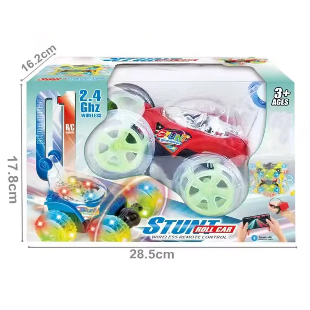 TIPTOP 360 RC Stunt Car | Dual-Sided Smoke Mist Spray LED