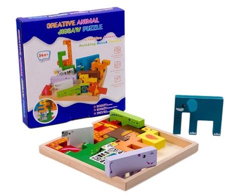 TIPTOP 3D Animal Puzzle Cube | Size Reference
