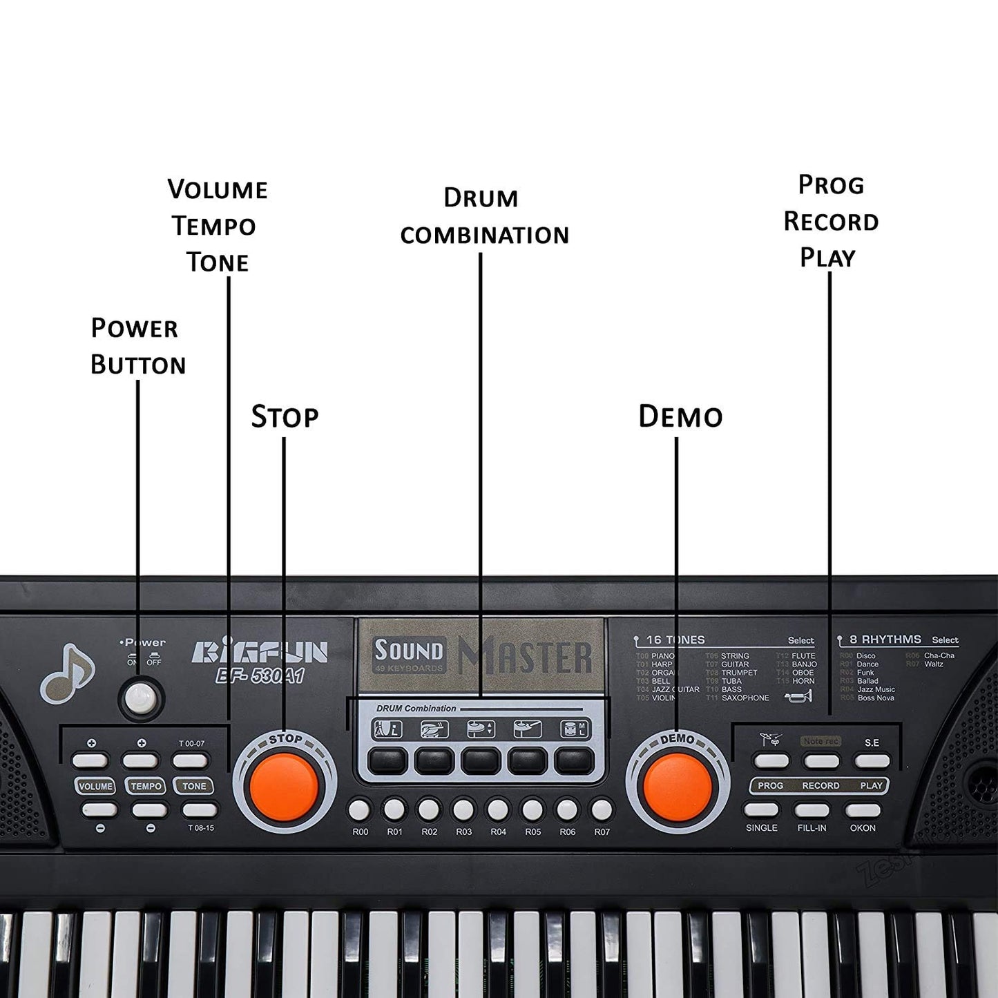 49-Key Keyboard | Detail View