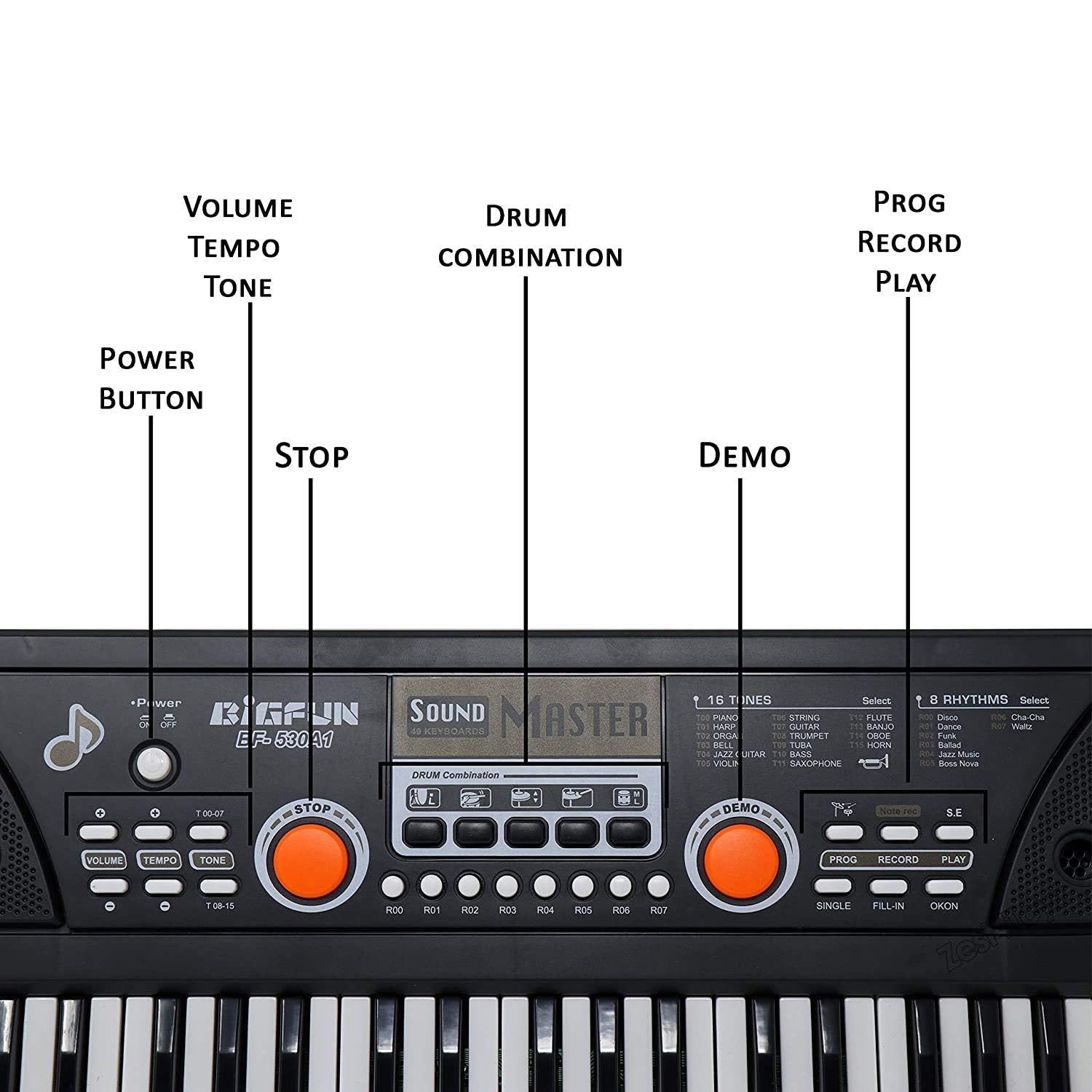 49-Key Keyboard | Detail View