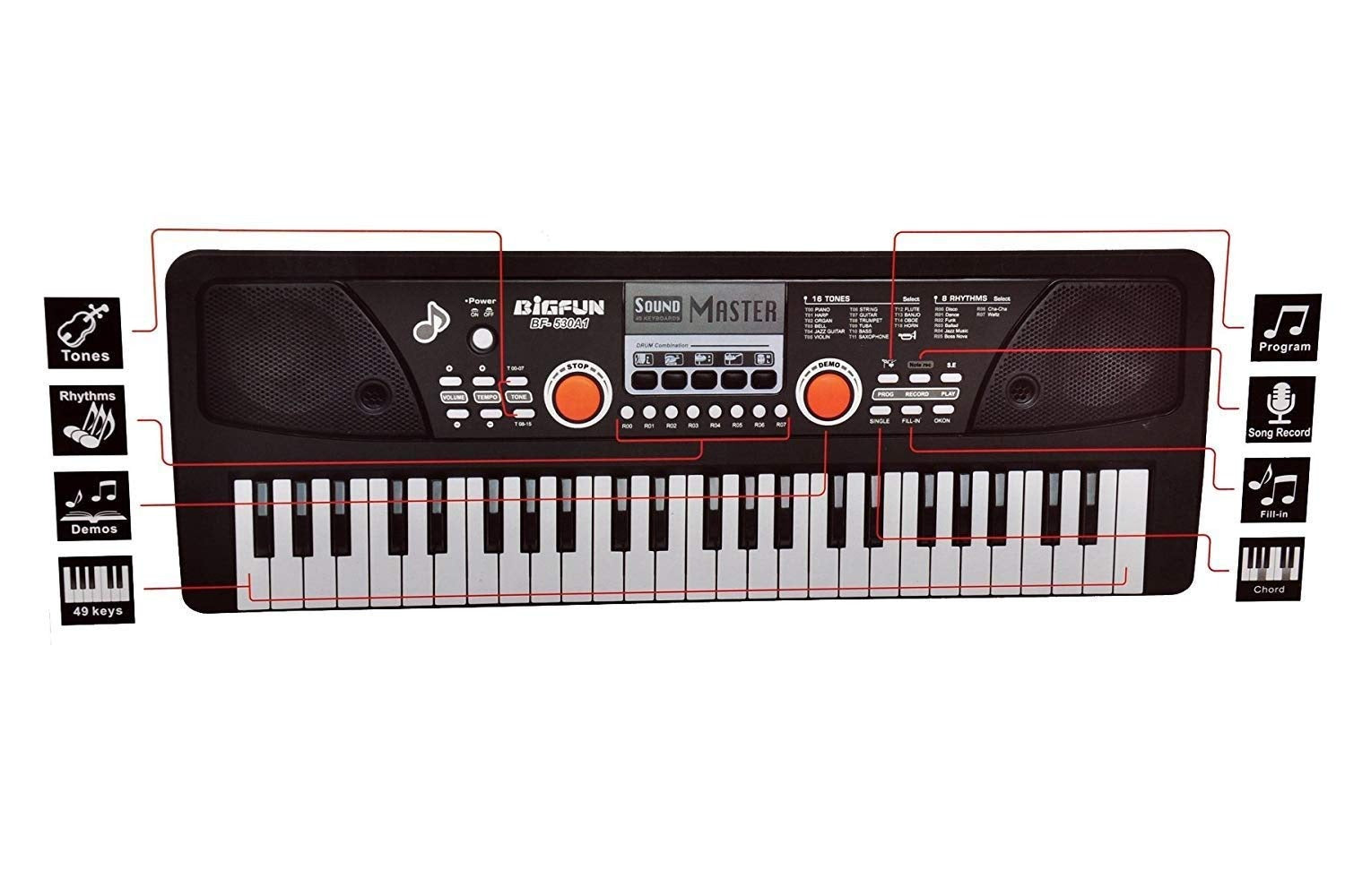 49-Key Keyboard | USB Port Detail