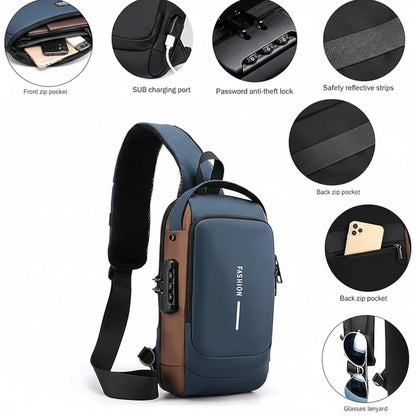 TIPTOP Anti-Theft Sling Bag | Side View