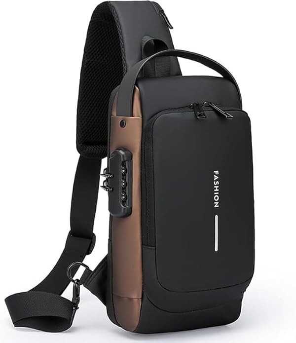 TIPTOP Anti-Theft Sling Bag | USB Port Detail