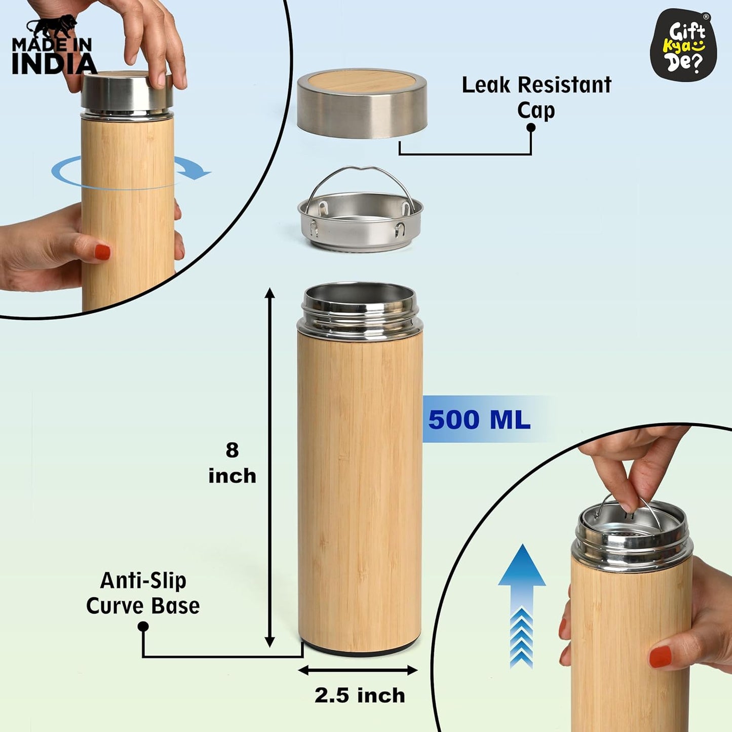 Bamboo Insulated Flask | Insulation Detail